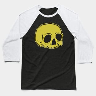 Classic Skull (YELLOW) Baseball T-Shirt
